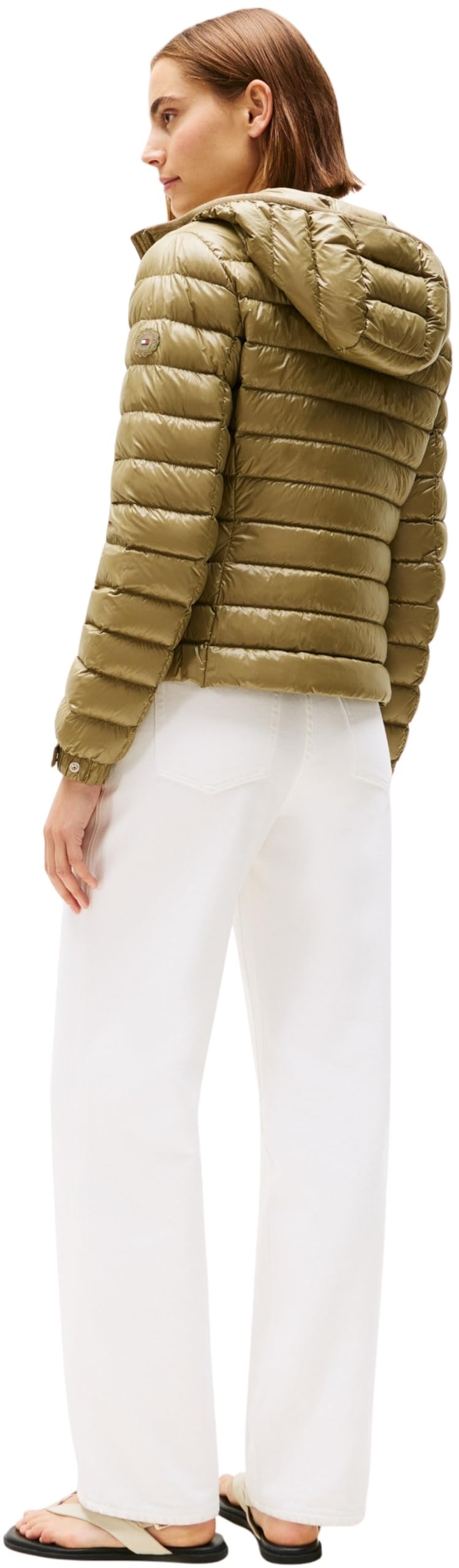 Tommy Hilfiger Donna Giacca Imbottita Down Hooded Jacket con Zip