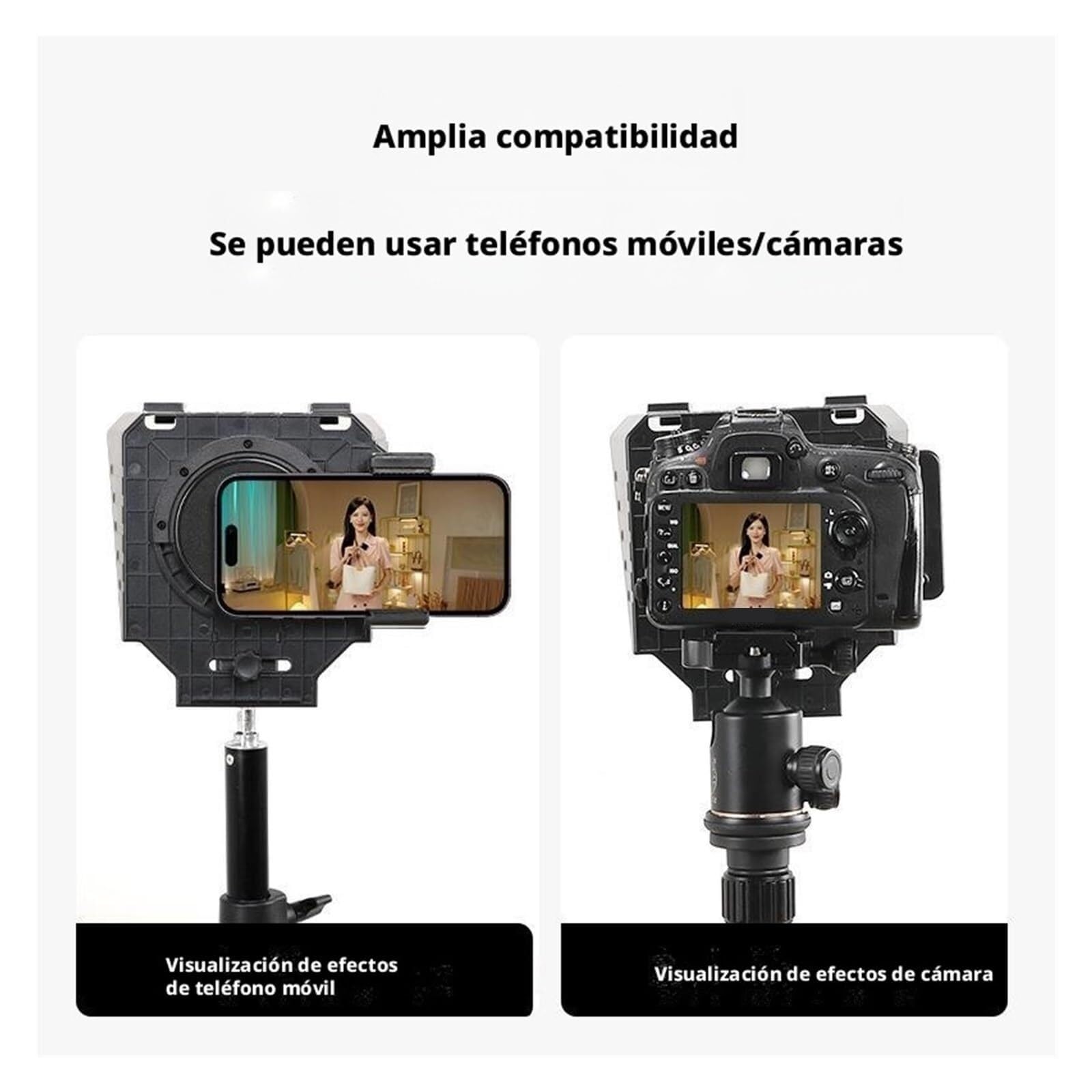 Teleprompter, Przenośny Komunikator Do Smartfona Teleprompter Adaptera Stojaka Na Telefon Nagrywania Wideo Wywiadów