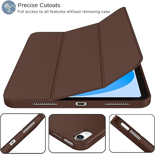 Miniatura 200 de iMieet (A16) Funda de 11 pulgadas 2025/10ª generación de 10.9 pulgadas 2022 con soporte para lápices, funda inteligente con soporte triple y parte