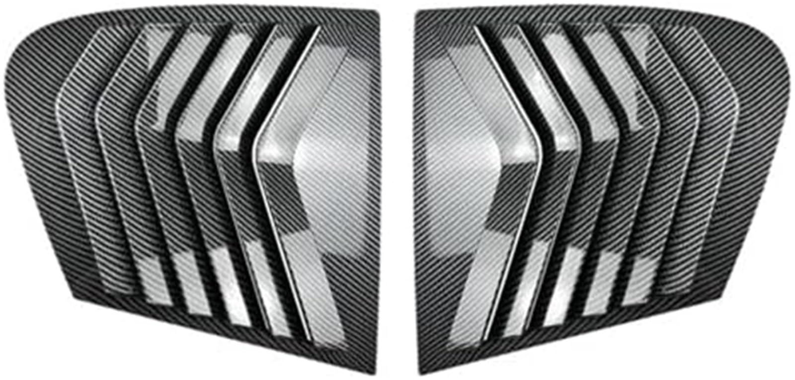 Protector de Cristal Trasero Cubierta de Sombra para Ventana Trasera, para F20 F21 118I 120I 125I M135i Hatchback 2011-2021(Black Glossy Black)