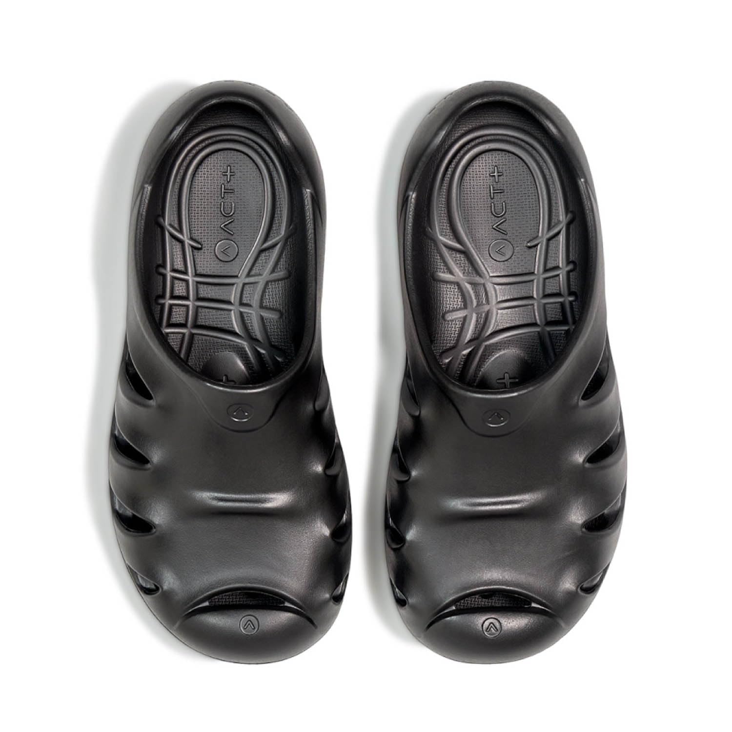 ACT+(??????) Women's Sandal, True Black, 28.0 cm