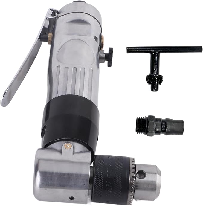 Taladro Neumático de 90 Grados, Reversible, con Mandril de 3/8 Pulgada miniatura 7