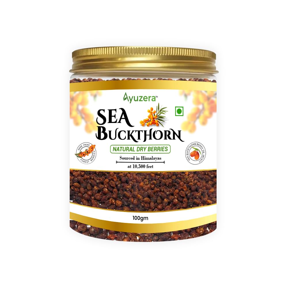 Ayuzera Himalayan Sea Buckthorn Dry Berry, Protein Rich, Nourishes Skin, Rich In Omega, Fatty Acids, Vitamin E, Vitamin C, No Added Sugar, Quality Source Of Vitamins And Phytonutrients (300 Gram (Pack Of 3)) (B0DF31GL3N) Amazon Price History, Amazon Price Tracker