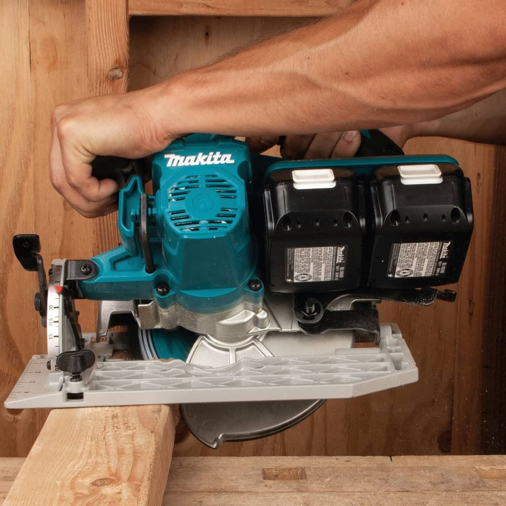 Makita XSH06PT 18V X2 LXT Lithium-Ion 36V Brushless Cordless 7-14 Circular Saw Kit 5.0Ah product thumbnail 6