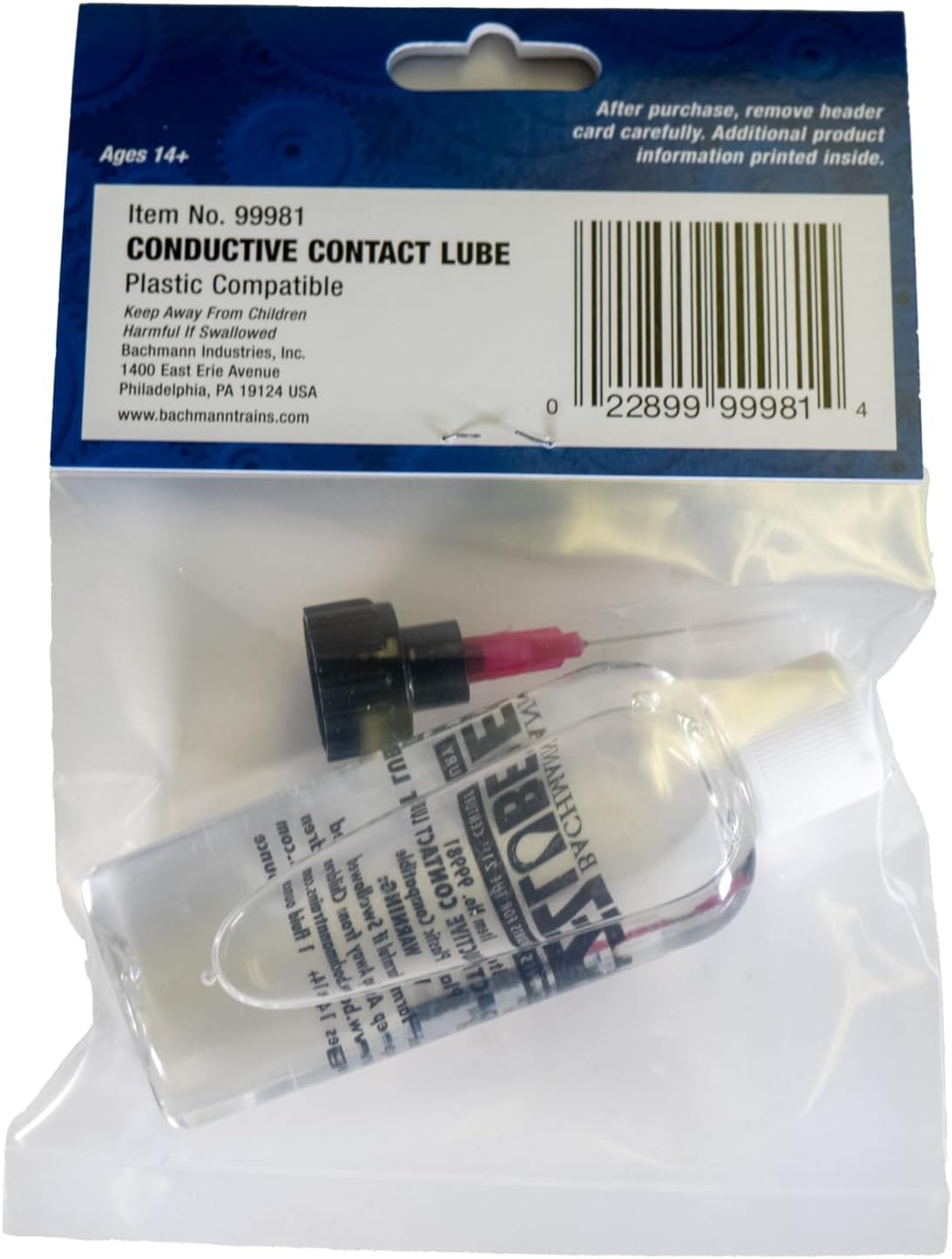 Bachmann Trains - E-Z LUBE - CONDUCTIVE CONTACT LUBE (1 fluid ounce) - For Use With All Scales