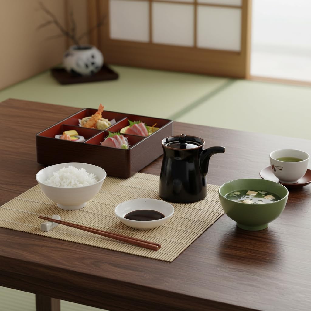 Hasami-Ware Soy Sauce Dispenser - Black - 5oz (150ml) - 2018 Good Design Long Life Design Award Winner - Made in Japan
