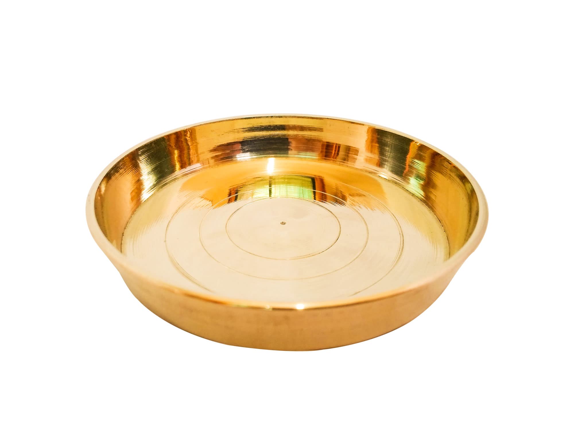 Brass Prasad Plate - Pooja & Puja Essentials -1