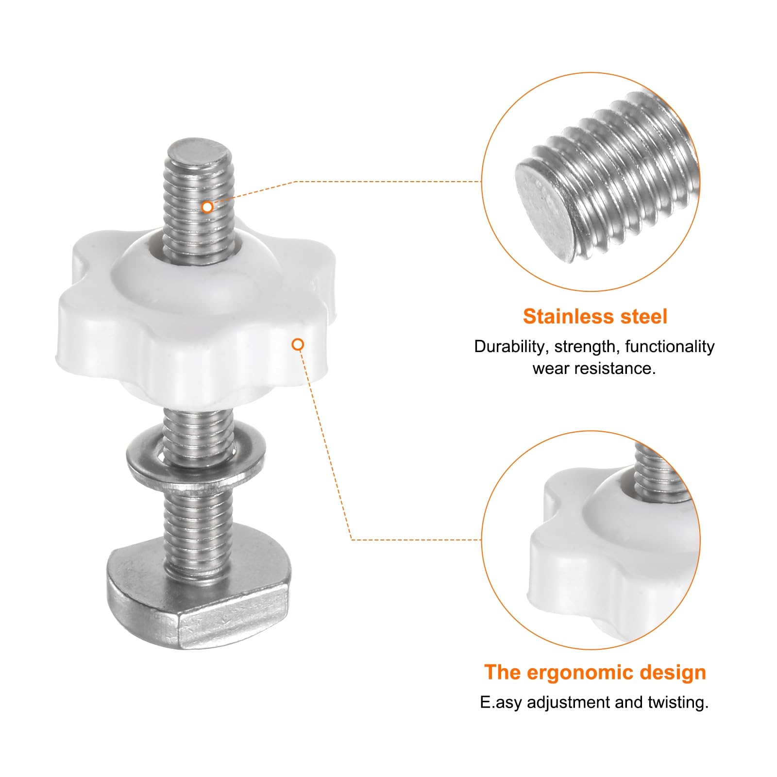 Dado Esagonale A Filettatura Sinistra M5/M6/M8/M10/M12/M14/M16/M18/M20 - Foto 4