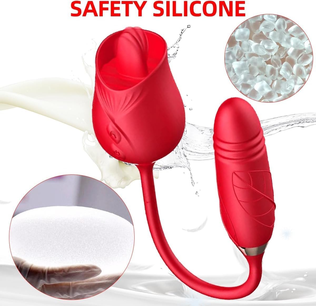 Amazon.com: 2024 Rose Sex Toy for Women Upgraded Adult Toys Sex Toys for  Women with 10 Licking Vibrator Thrusting Dildo G Spot Vibrators Clitoral  Nipple Stimulator for Couples Pleasure BZ156 : Health