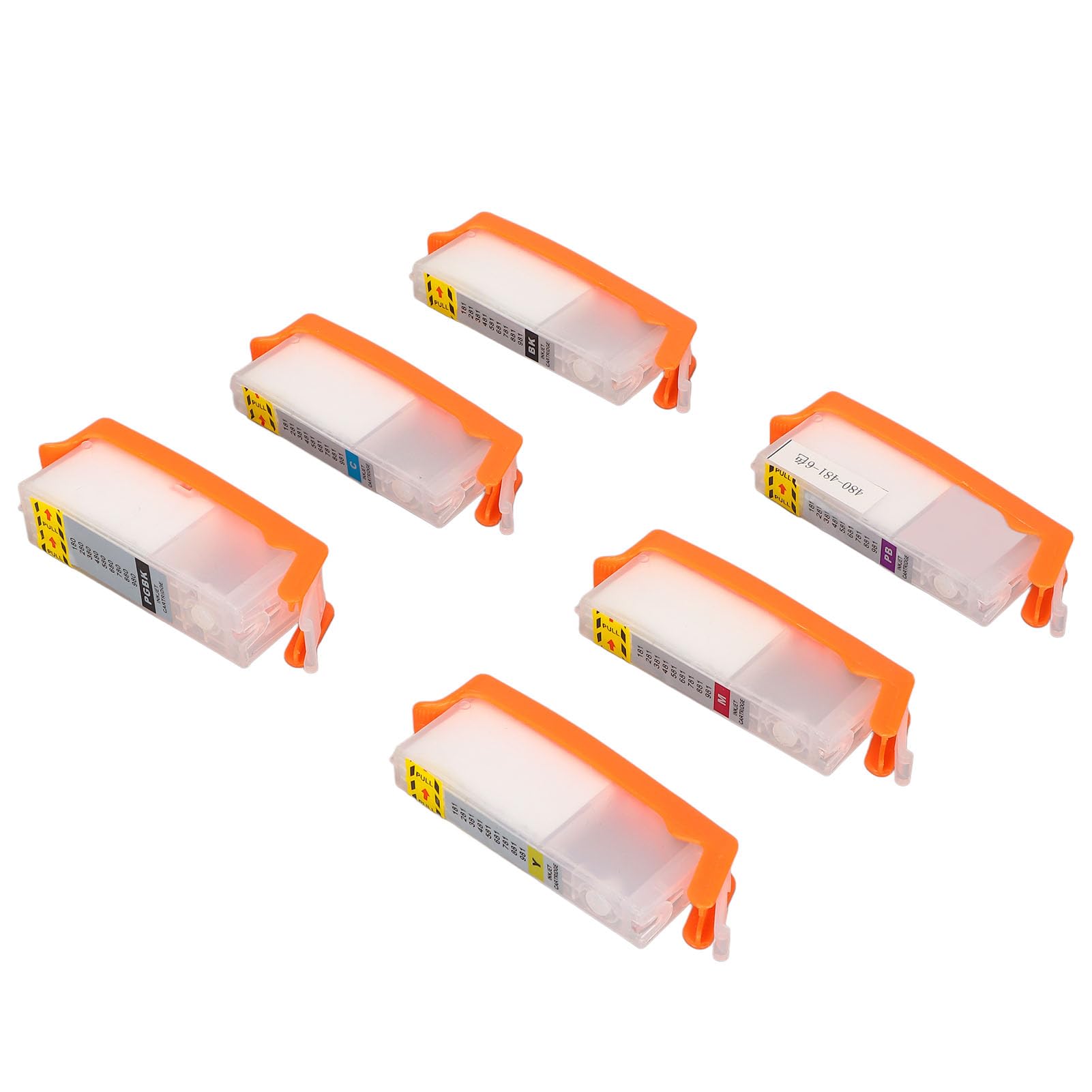 Set di inchiostri da 6 pezzi compatibile per TR7540 TR8540 TS6140 TS8140 TS9140 Kit di accessori per stampante Stampa trasparente Colori reali Facile installazione per foto