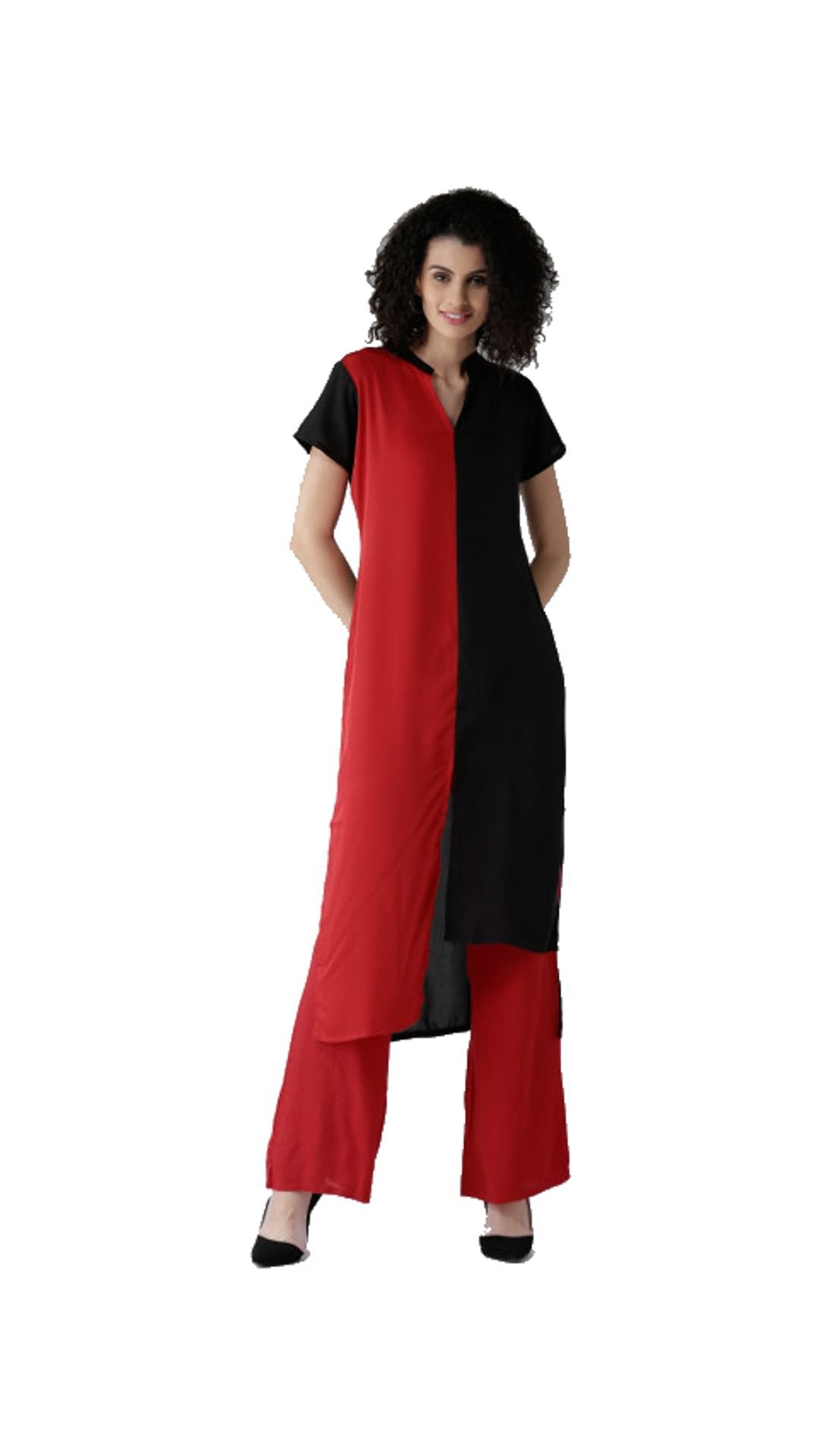 Aroha Women's Crepe Straight Kurta