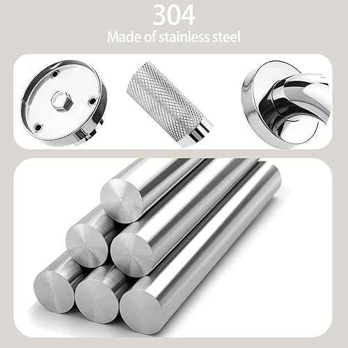 Miniatura 4 de Barra de agarre para ducha, paquete de 2 barras de agarre de ducha para personas mayores y discapacitados, mango de ducha para bañeras y duchas