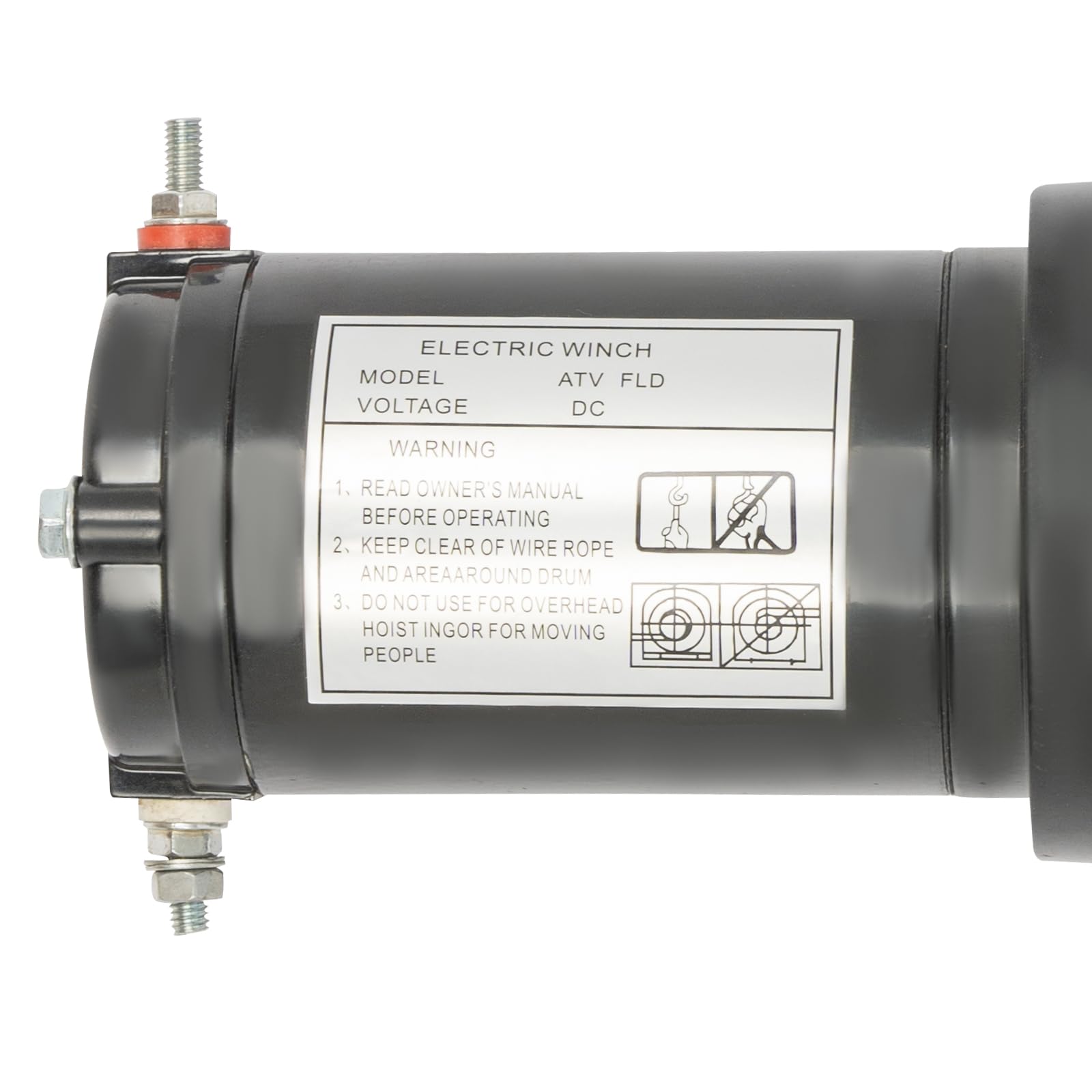 Sollevatore elettrico 12 V, verricello con corda in acciaio e centralina per fuoristrada, agricoltura, ATV, yacht, portata massima 900 kg