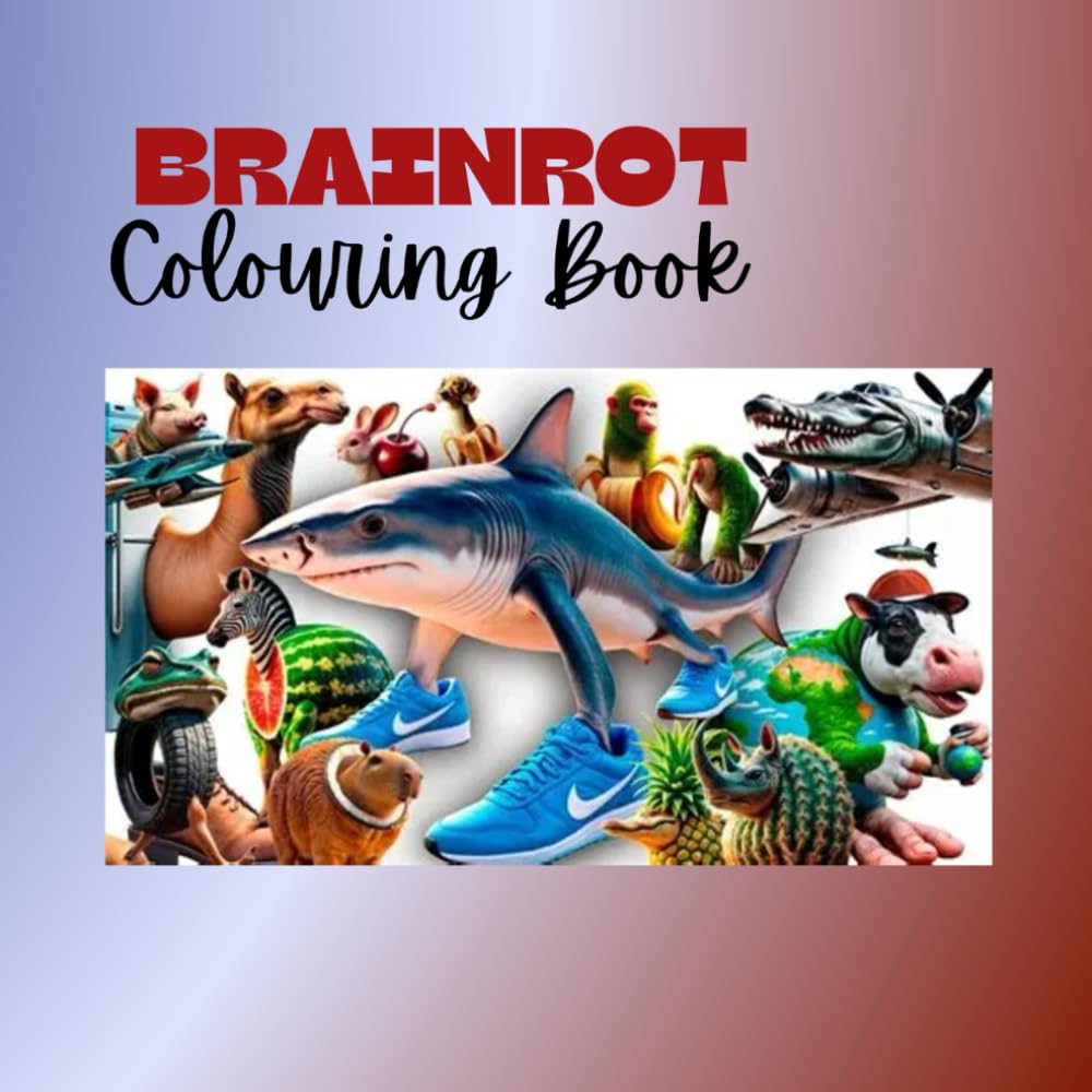 Italian brainrot coloring book
