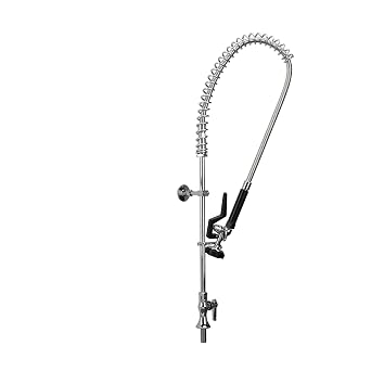 TOP-LINE Single Pantry Deck Mount Pre-Rinse Assembly, Retail Packaging