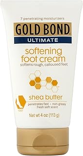 Gold Bond Ultimate Softening Foot Cream with Shea Butter, 4 oz
