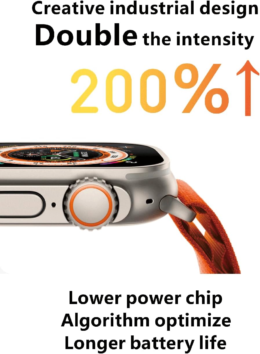 Hello Watch 2 Smart Watch 8 Ultra H11 Ultra Aggiornato Serie 8 Bussola 2.02 Pollici 1GB ROM Musica locale Reloj Hombre Smartwatch Uomini (Aggiungi arancione alpino) Hello Watch 2 Smart Watch 8 Ultra H11 Ultra Aggiornato Serie 8 Bussola 2.02 Pollici 1GB ROM Musica locale Reloj Hombre Smartwatch Uomini (Aggiungi arancione alpino)