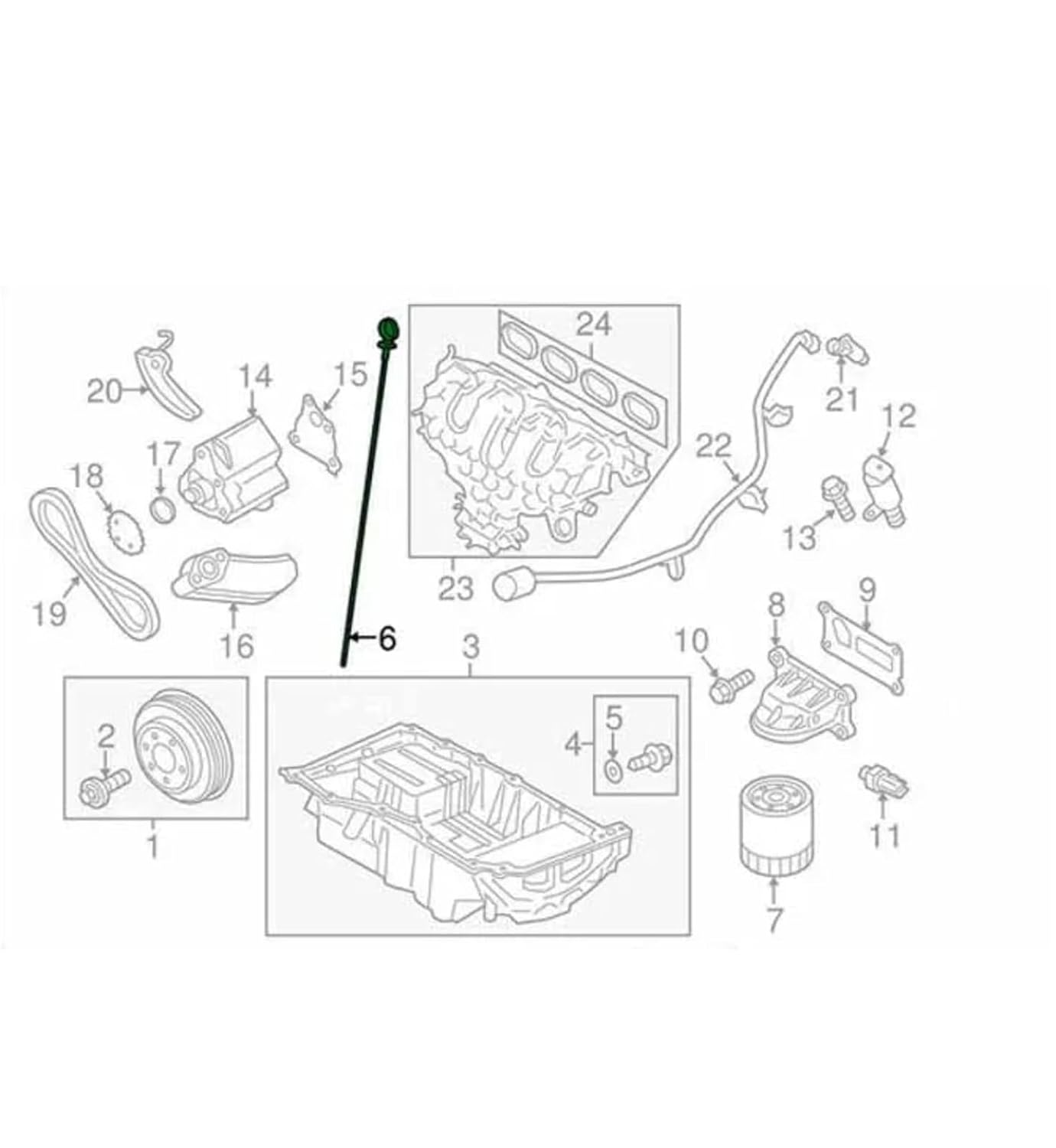 Engine Oil Measuring Rod ForEscape for Explorer for Fusion 2013-2019 Car Engine Oil Dipstick CJ5Z6750A