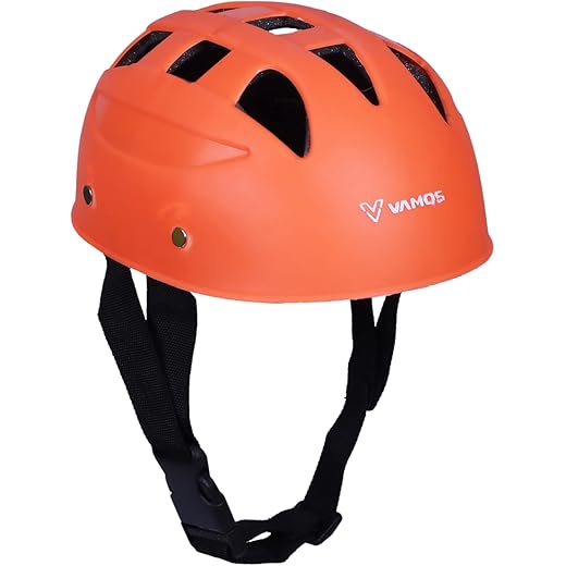 Vamos Kids Sports Helmet - Matte Orange
