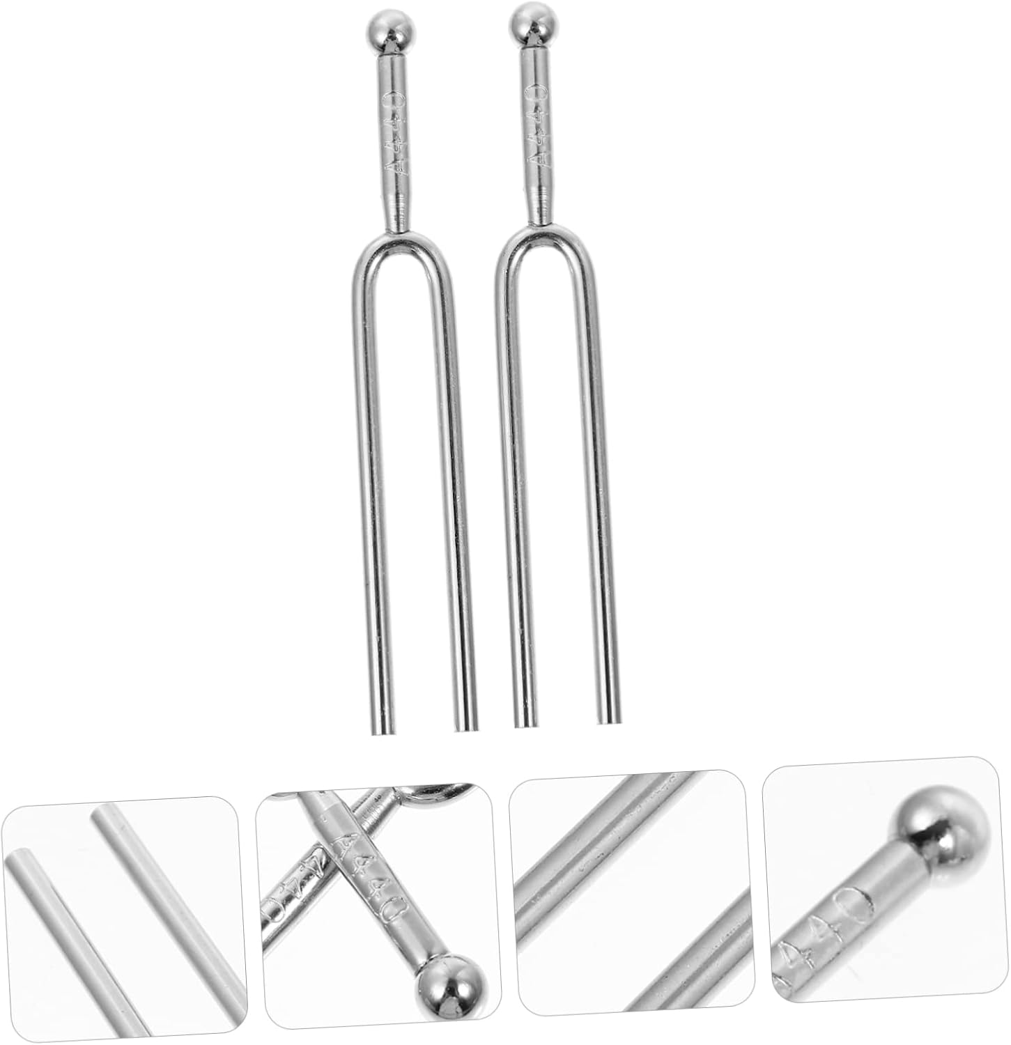 2pcs Tuning Forks for Guitar a Standard Tone Music Accessories High-grade Material for Accurate Performance Guitar Enthusiasts