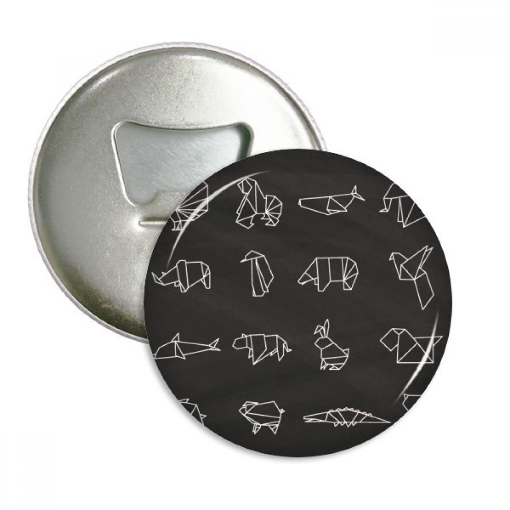 Ouvre-bouteille magnétique origami animal pour ne plus chercher votre décapsuleur