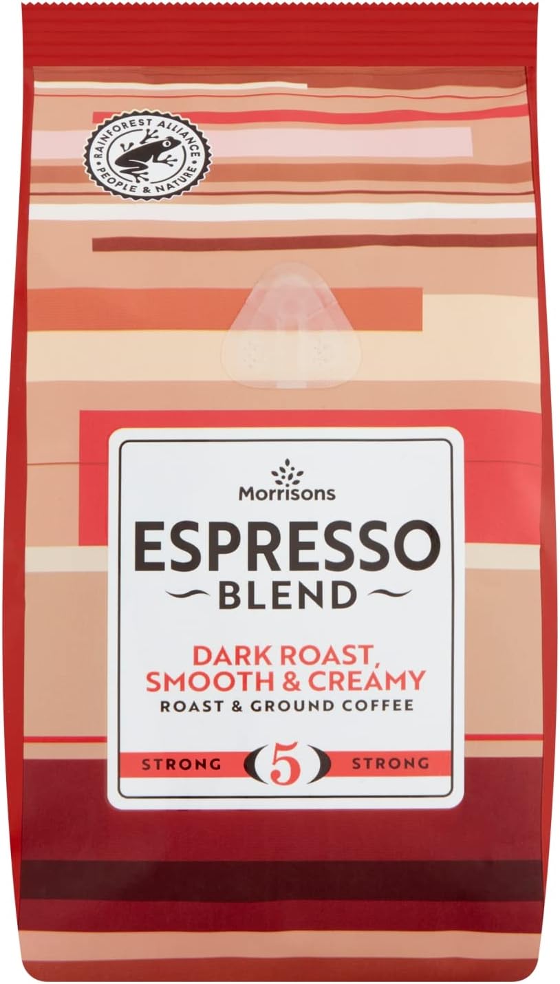 Morrisons Espresso Blend Roast & Ground Coffee 227g Amazon.co.uk Grocery