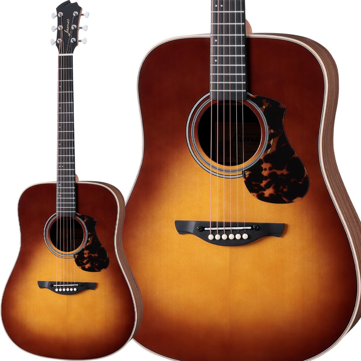 Amazon | James J-300DII VSB ドレッドノート 簡単弦高調整 トップ単板