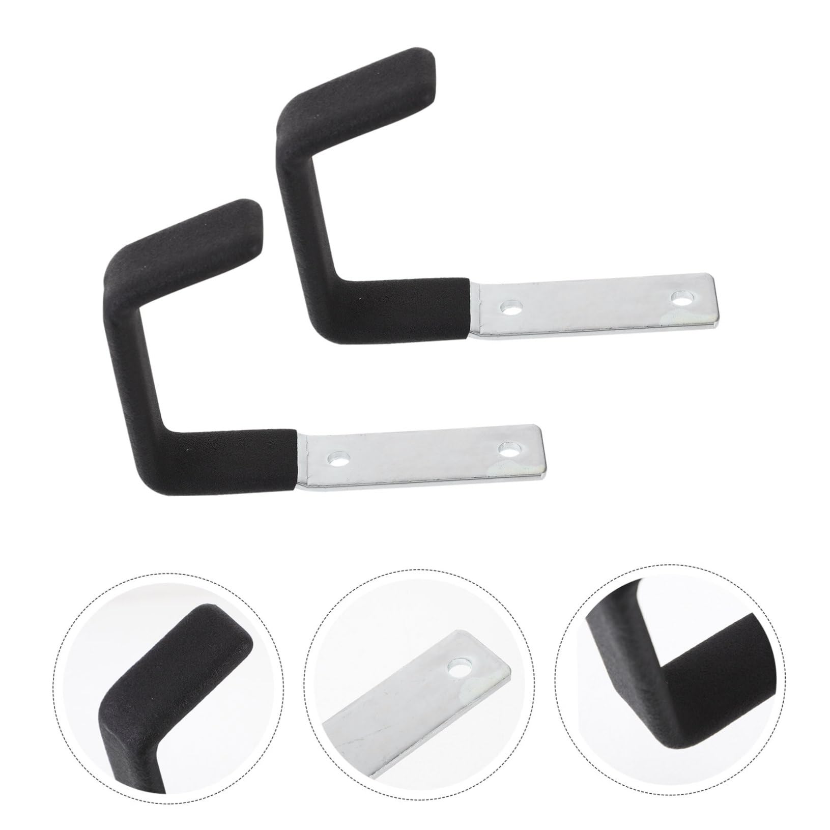 4 Set Ganci Da Garage Resistenti Da Ganci Heavy Duty Per Organizer Muro Per Utensili Da Giardino E Elettrici Per Scopettoni E Attrezzatura Da Giardino 2 Pezzi*4