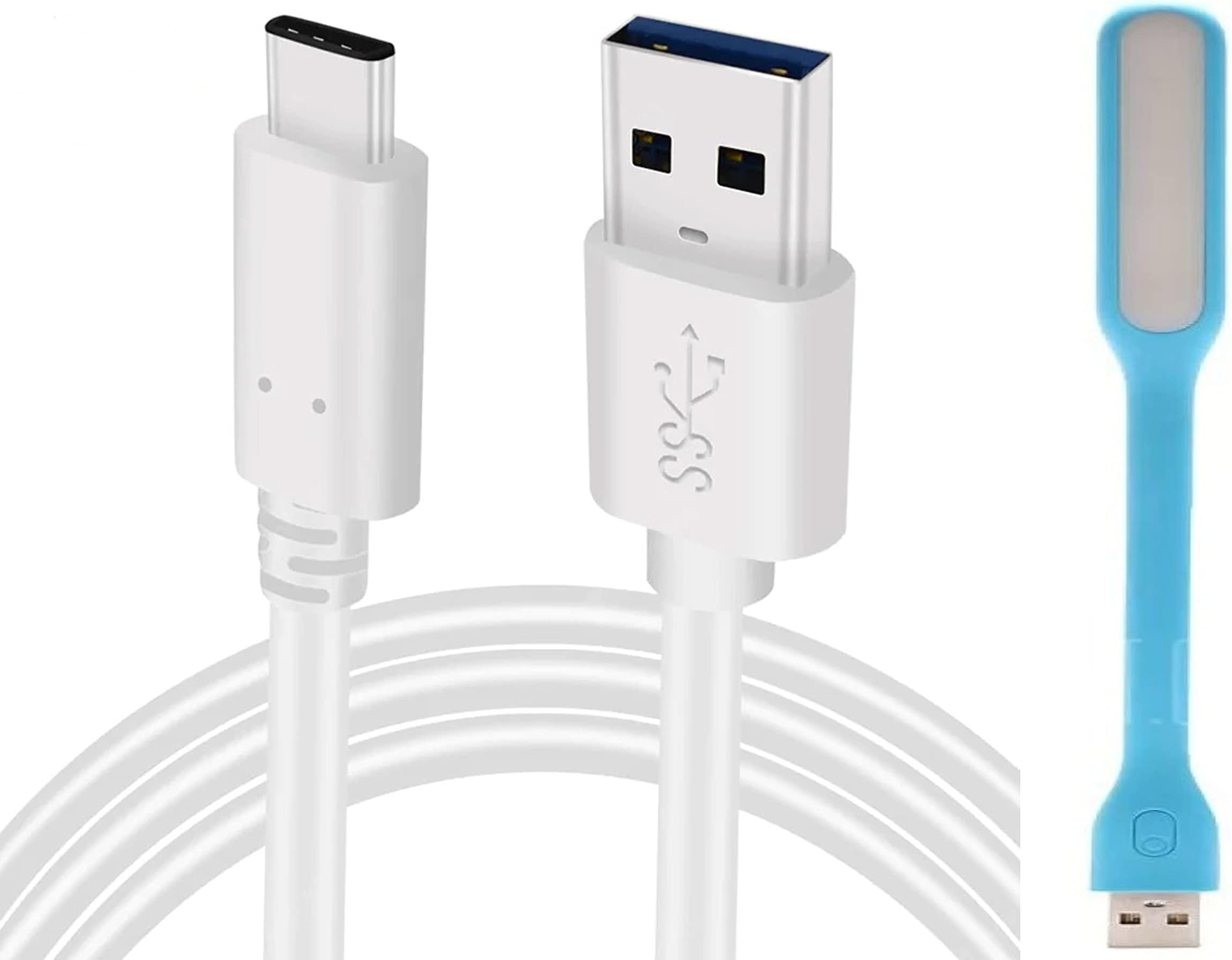 Red Champion USB Type C Charge Turbo Cable for Xiaomi 10 Pro 50W 5A Super Fast Charging Cable for Xiaomi 10 Fast Data Sync Transfer Cables for Xiaomi 10TNote 10 ProNote 109 Redmi K30 Pro Realme 7 3.3FT with USB LED Light Adjust Angle Portable Flexible USB Light