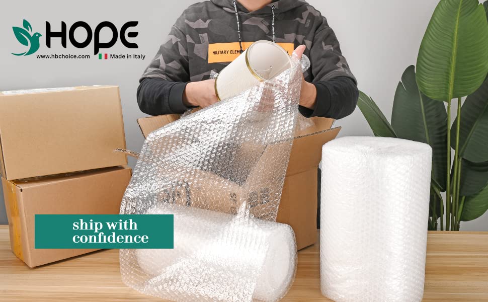 All4All Pluriball Imballaggio - Rotolo per Spedizioni - Plastica per Imballaggio con Bolle - Bubble Wrap Millebolle - Materiale Pluriball Grandi - 150x50 cm - 1 pack