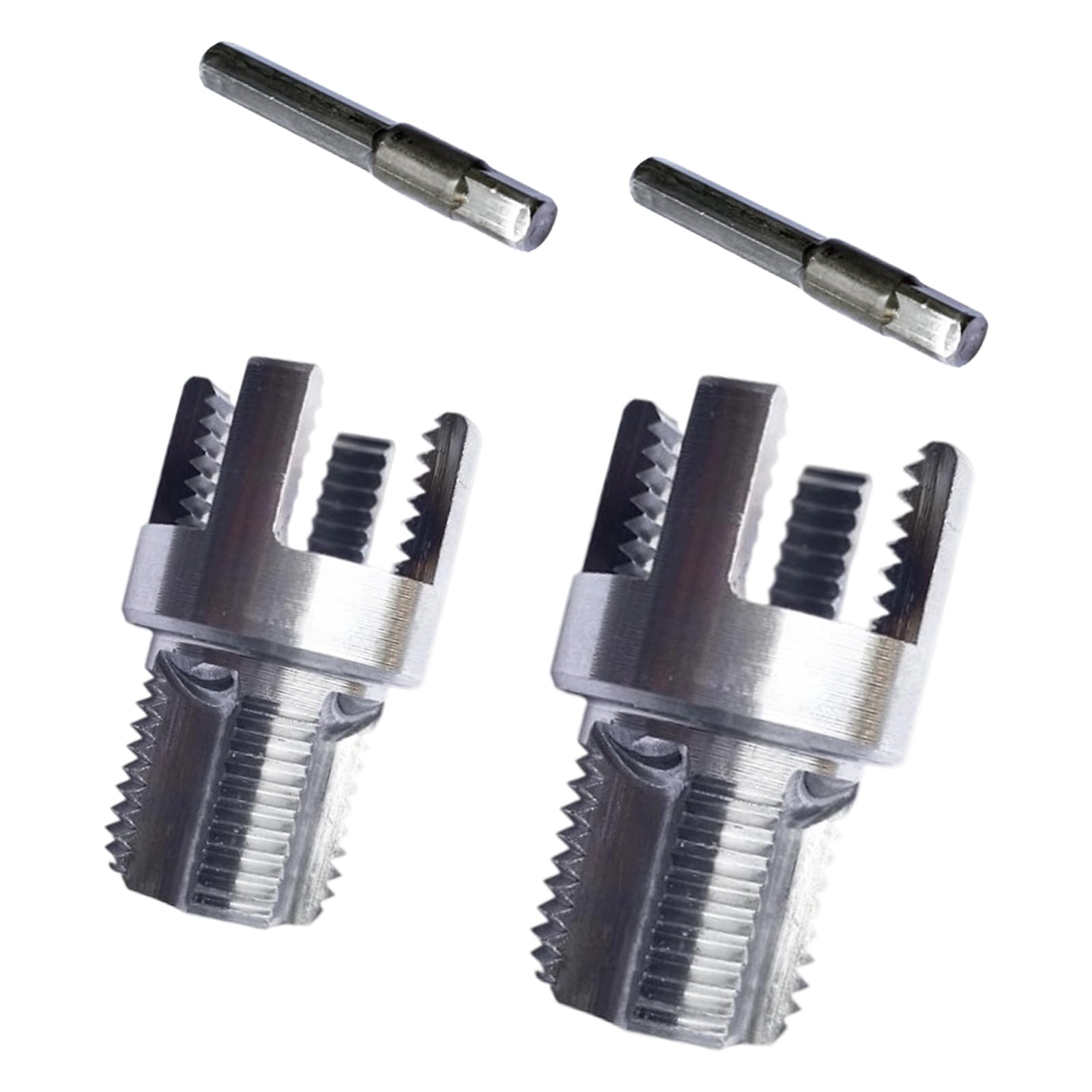 Kelisdi Practical Carbon Steel Plumbing Tool Drill Adapter Pipes Threaders For Simultaneous Internal External Thread Creation Professional Plumbing Threading Equipment