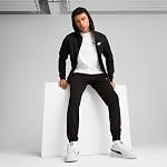 Puma Mens Essentials Logo Full-Zip Fleece Hoodie