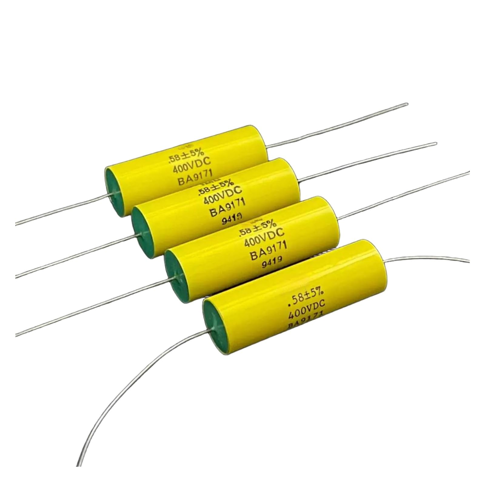KSZHZYMGX 2pcs 0.58uf 400v 0.61uf 400v thin film capacitor(0.61uf 400v)