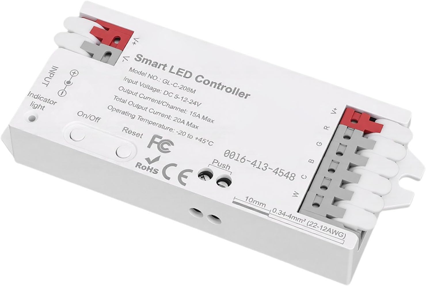 FTVOGUE Smart LED Controller, WiFi PWM Dimming for LED Strip Light, 16 Million Colors for Home Automation