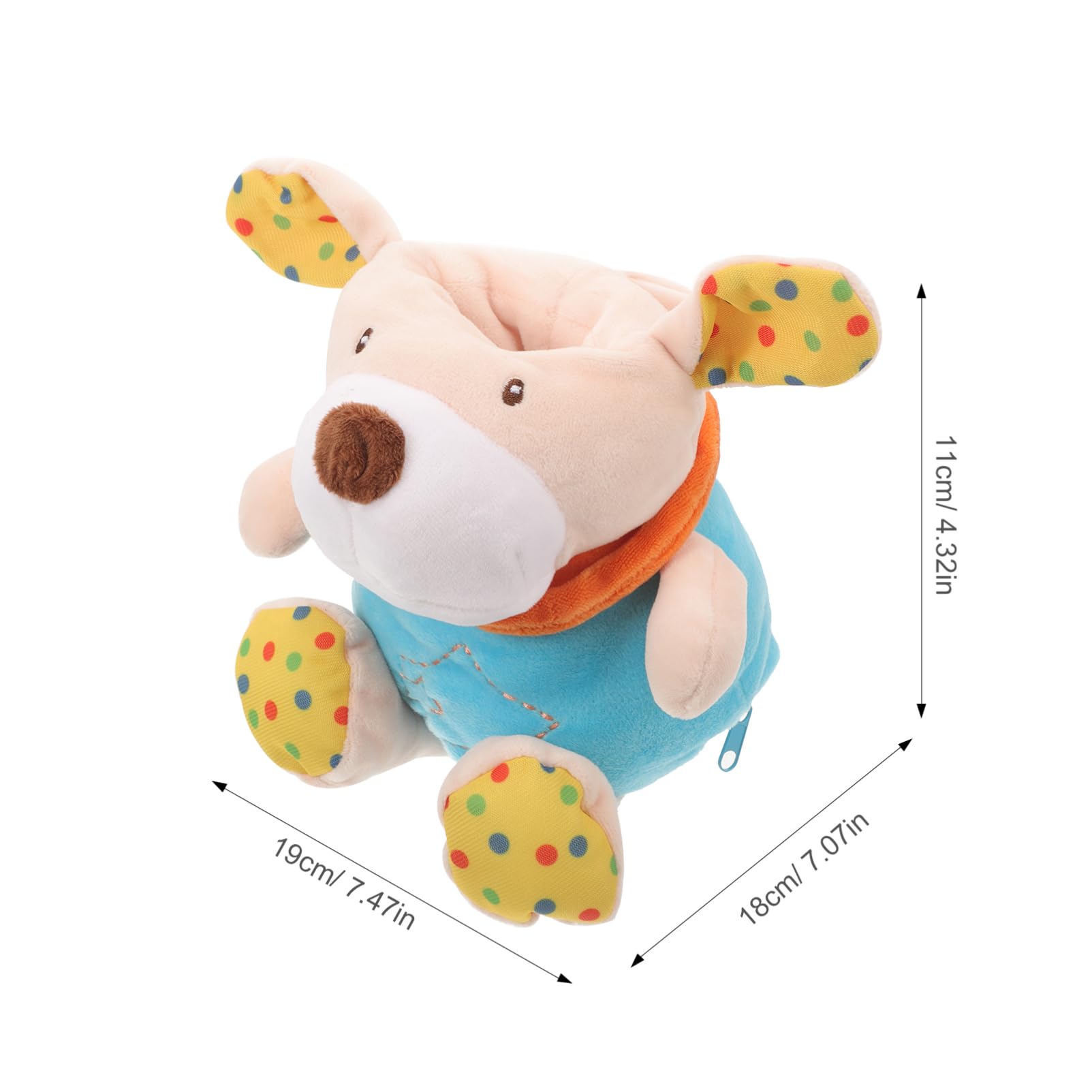 KOMBIUDA Portable Insulated Bottle Sleeve Holder Cute Stuffed Animal Design for Bottles Lightweight and Protective Cover for Travel Outdoor Use Parents