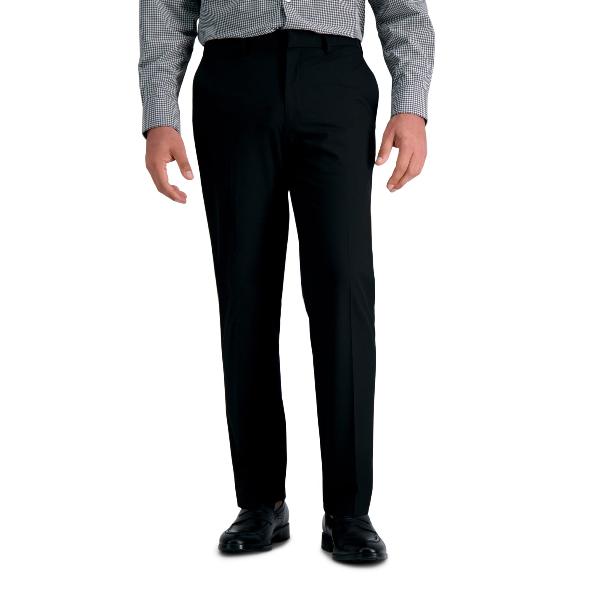 Haggar Men's J.M.H. Premium Dress Pant - Straight Fit, Black, 40x30