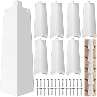 8 Pcs Aluminum Siding Corners 8 Inch White