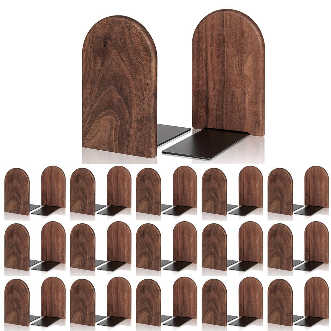 Book Ends,Bookends Wood Book Ends Universal Economy Bookend (16, Medium)