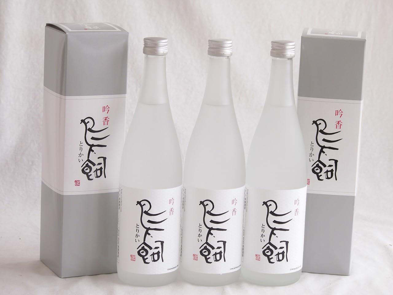 鳥飼　吟醸酒 720ml 3本セット Amazon.co.jp: 3本セット(吟香 鳥飼 米焼酎 25度 (熊本県)) 720ml×3本