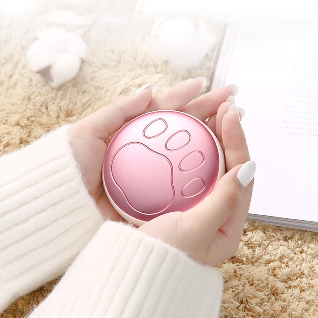 Power Bank Scaldamani Ricaricabile, Scaldamani Tascabile Scaldamani USB Doppio Lato, Regalo Invernale Ideale per Sport Indoor-Outdoor Power Bank
