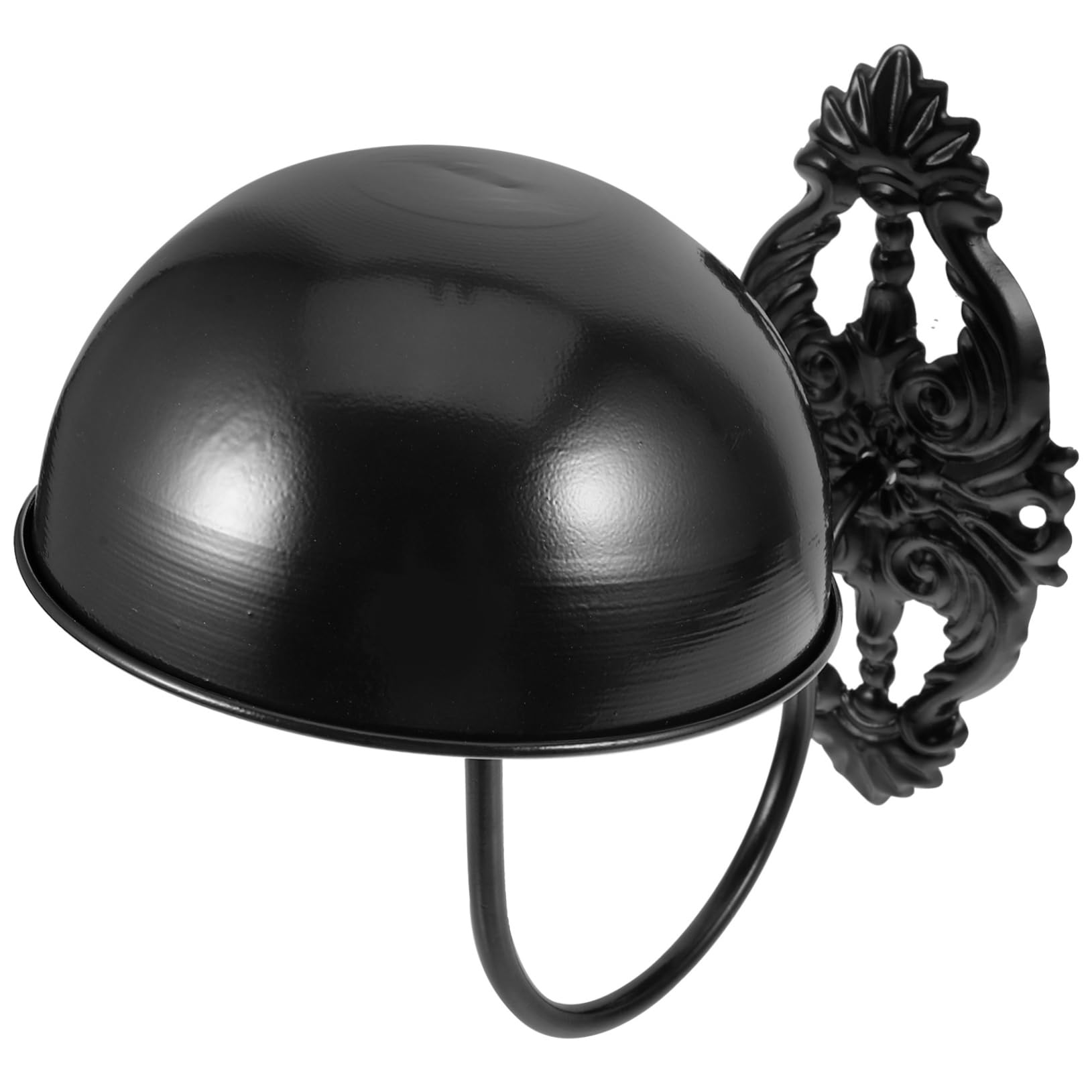 Organizador de Sombreros para Exhibición y Almacenamiento Soporte Ligero Negro de Metal para Pared en Tienda o Hogar