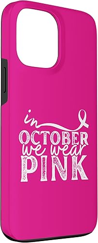 Miniatura 3 de iPhone 13 Pro Max En octubre llevamos funda gráfica rosa para concientización sobre el cáncer de mama