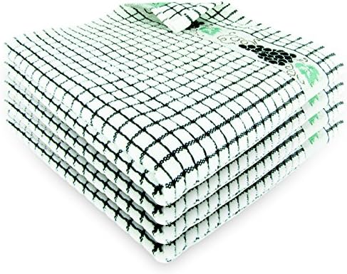 Fecido Fruity Kitchen Dish Towels - Set of 4, Red Strawberry