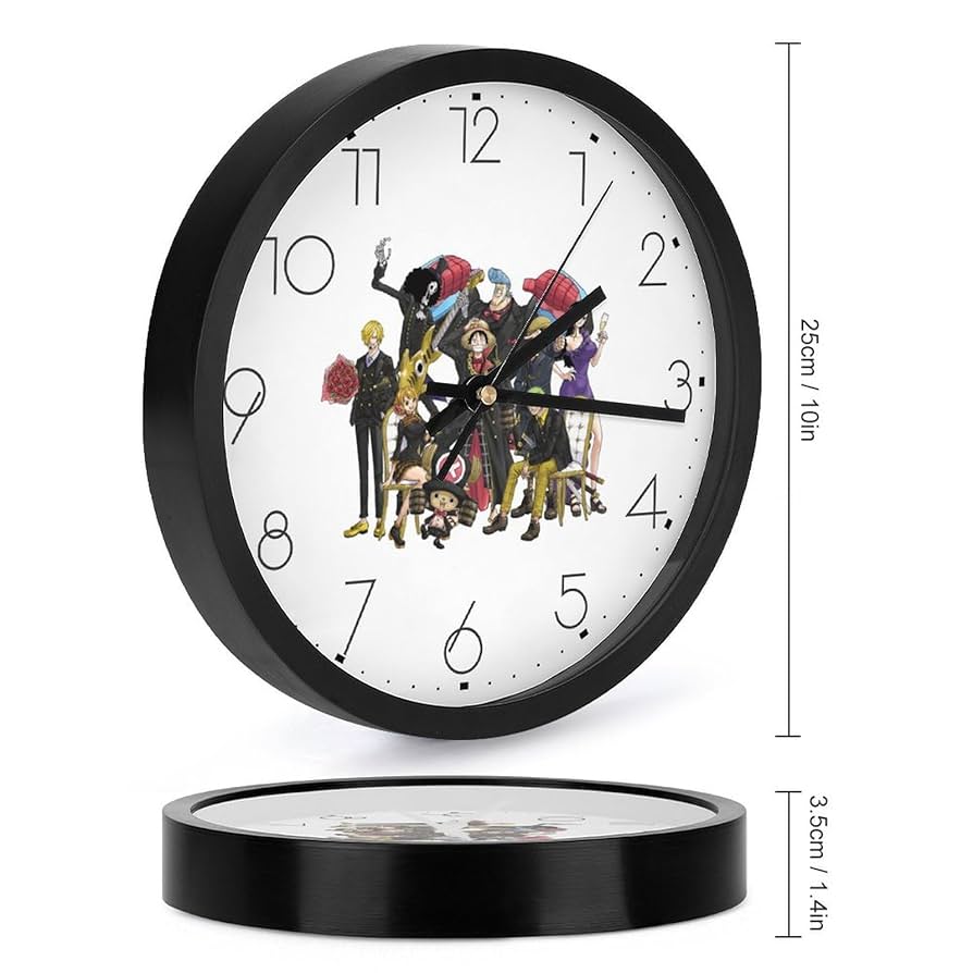 ONE PIECE ニカルフィ 静音掛時計 Amazon.co.jp: 掛け時計