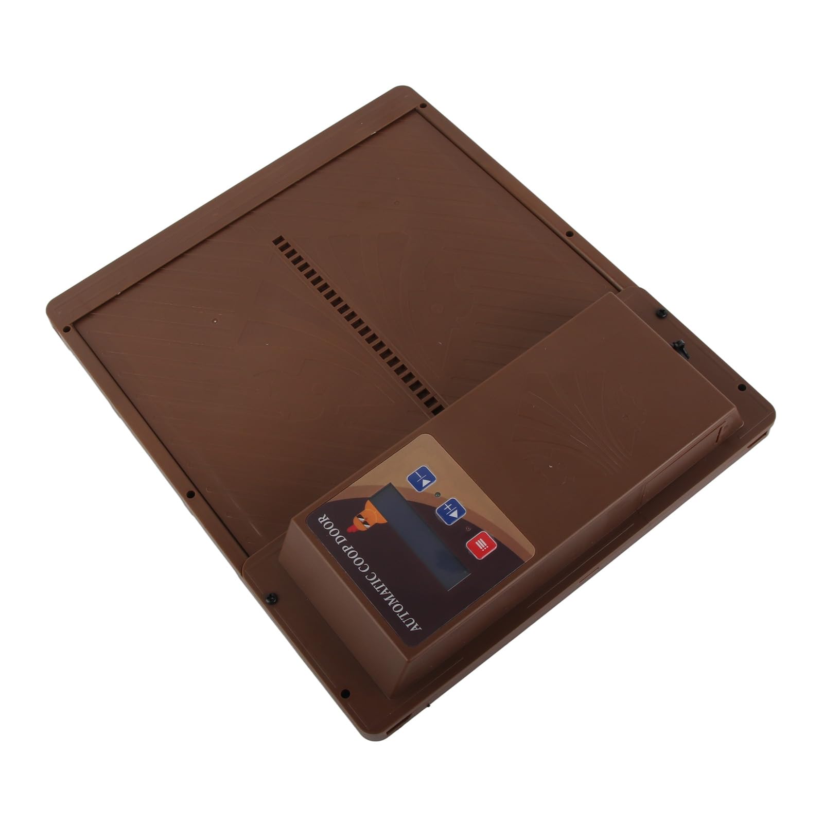 Fabater Automatyczne Drzwi do Kurnika z Timerem, Zasilane Przez USB, Programowalne, Poziome Otwieranie Drzwi do Kurnika Zapewniające Bezpieczeństwo Drobiu, Wyświetlacz LED, Tryb Czasowy, Tworzywo