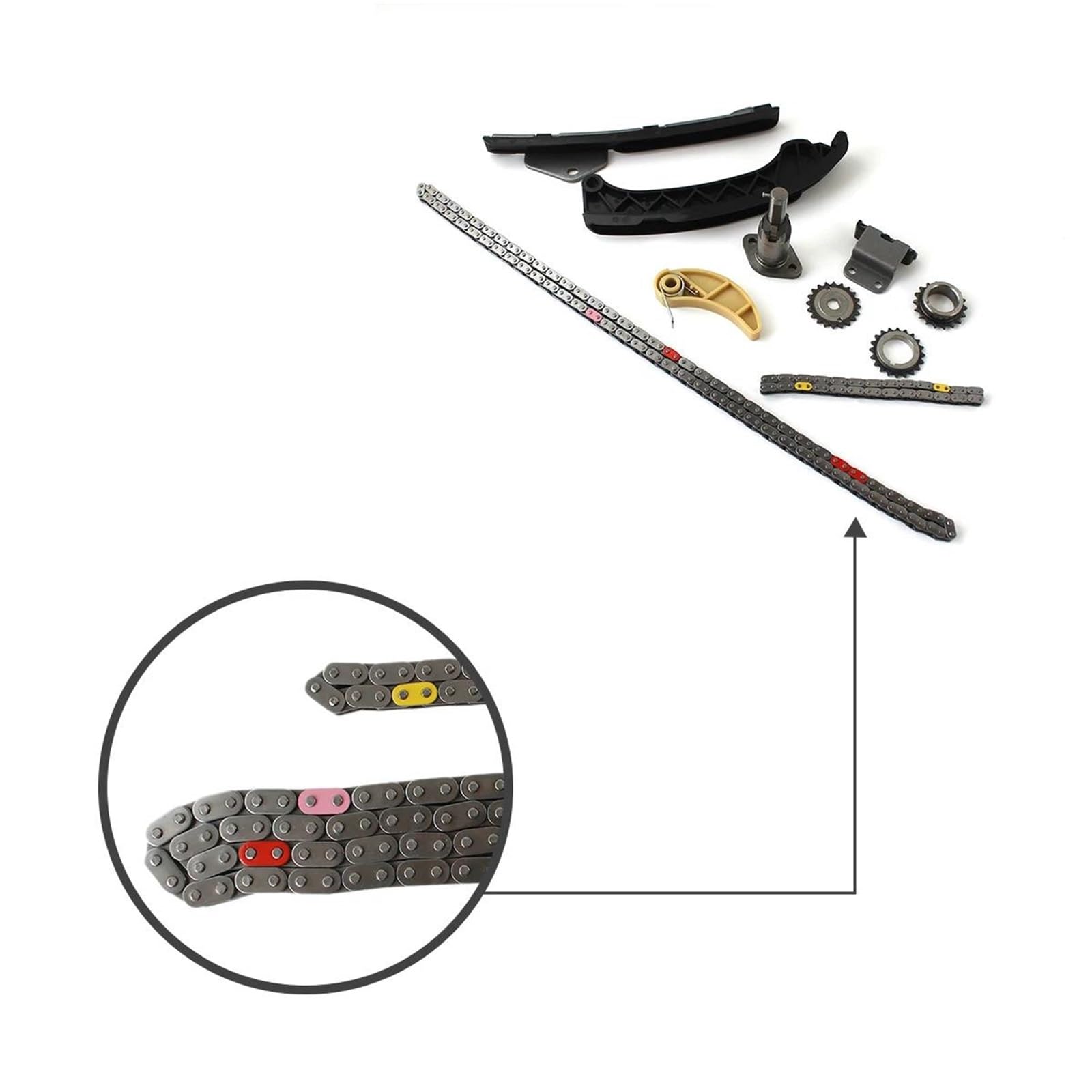 Kit Catena Di Distribuzione Auto Per Corolla Per Matrix Per Prius XD CT200H 1.8L 2.4L 2ZR 13506-37010 13507-28010 13521-37010