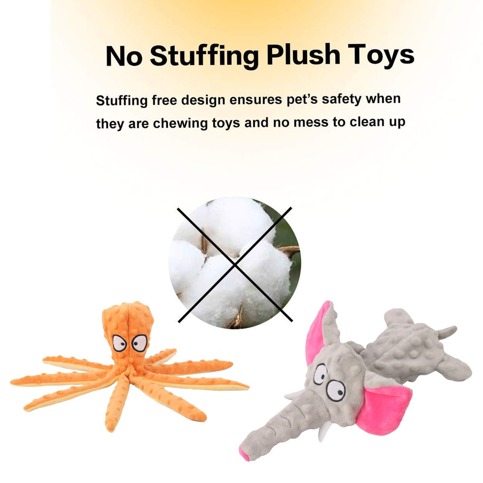 Hunde Geburtstag Spielzeug Set - 2 Weiche Quietschspielzeuge