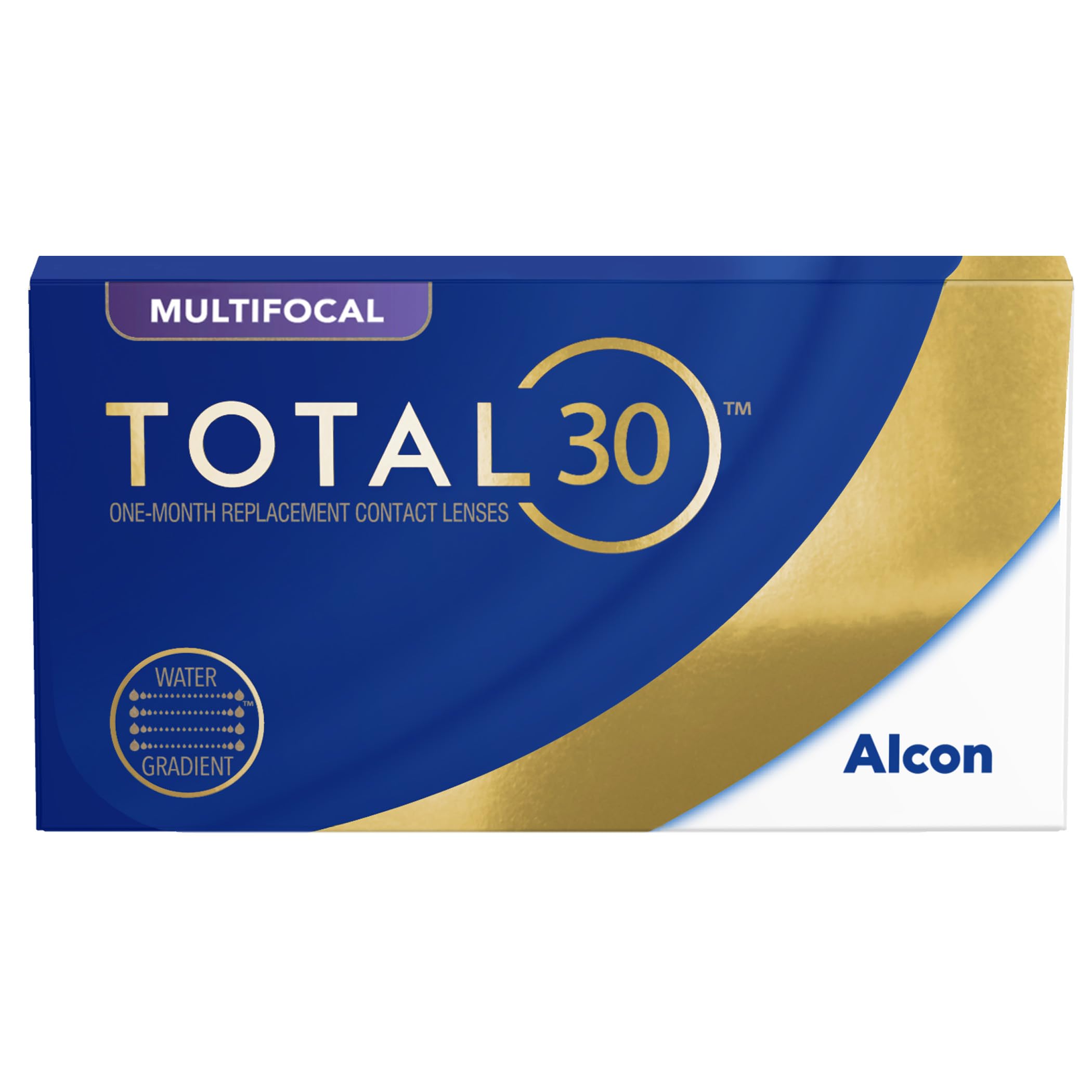TOTAL30 Multifocal Monatslinsen | 6 Stück | BC 8.4 mm | DIA 14.2 mm | ADD HIGH | +01.25 Dioptrien