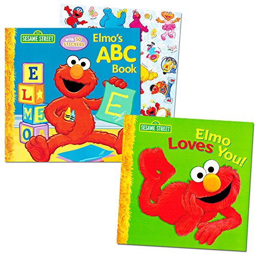 Sesame Street Elmo's ABC Book Sing Along and Elmo Loves You! (2 Book Set)