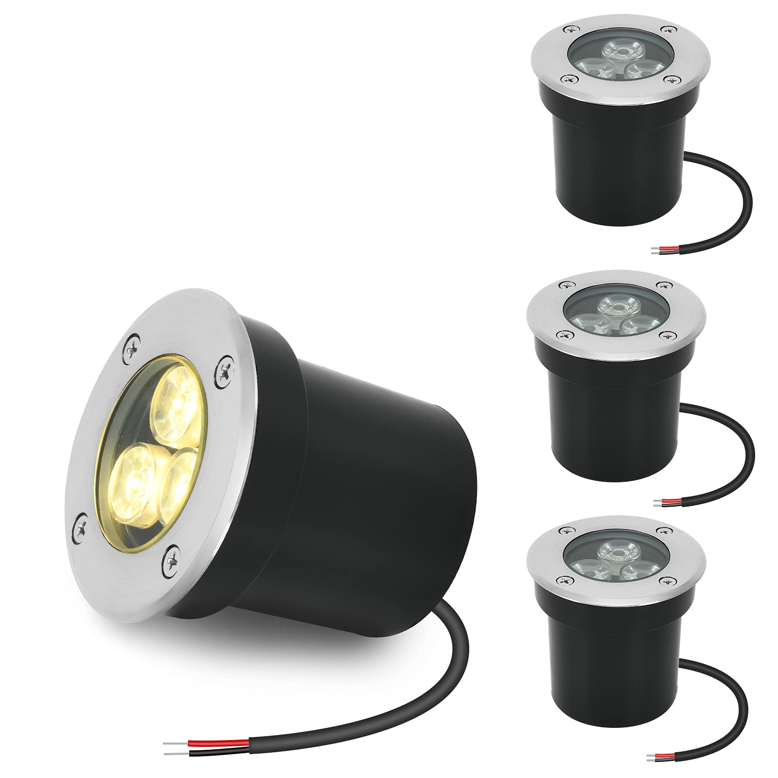 ACHENGE Low Voltage In-ground Light LED Well Lights Landscape